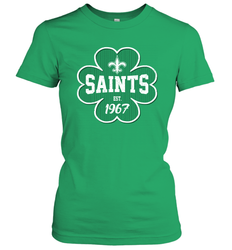 Patrick's Day Shamrock For New Orleans Saints Fans Women's T-Shirt - kambletee