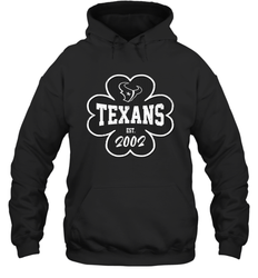 Patrick's Day Shamrock For Houston Texans Fans Hoodie - kambletee