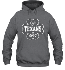 Patrick's Day Shamrock For Houston Texans Fans Hoodie - kambletee