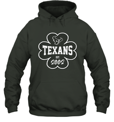 Patrick's Day Shamrock For Houston Texans Fans Hoodie - kambletee