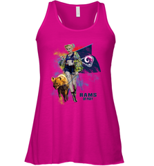 Harley Quinn Los Angeles Rams Of Prey Racerback Tank - kambletee