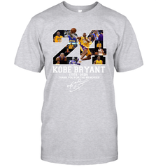 24 Kobe Bryant 1978 2020 Thank You For The Memories Signature Men's T-Shirt - kambletee