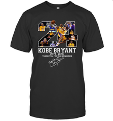 24 Kobe Bryant 1978 2020 Thank You For The Memories Signature Men's T-Shirt - kambletee
