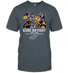 24 Kobe Bryant 1978 2020 Thank You For The Memories Signature Men's T-Shirt - kambletee