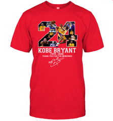 24 Kobe Bryant 1978 2020 Thank You For The Memories Signature Men's T-Shirt - kambletee