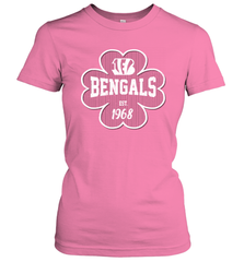 Patrick's Day Shamrock For Cincinnati Bengals Fans Women's T-Shirt - kambletee