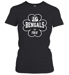 Patrick's Day Shamrock For Cincinnati Bengals Fans Women's T-Shirt - kambletee