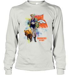 Harley Quinn Denver Broncos Of Prey Long Sleeve T-Shirt - kambletee