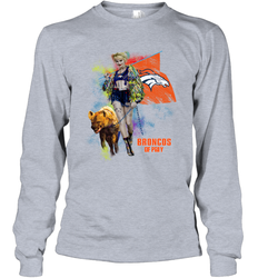 Harley Quinn Denver Broncos Of Prey Long Sleeve T-Shirt - kambletee