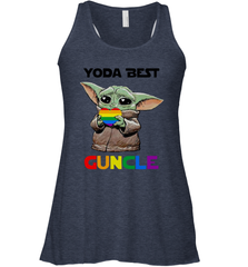 Star Wars Baby Yoda best Guncle LGBT Pride Racerback Tank - kambletee