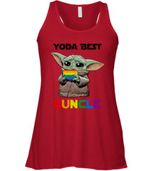 Star Wars Baby Yoda best Guncle LGBT Pride Racerback Tank - kambletee