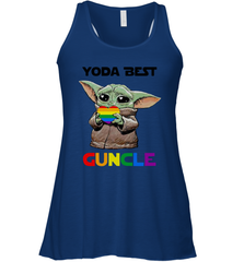 Star Wars Baby Yoda best Guncle LGBT Pride Racerback Tank - kambletee