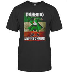 St Patricks Day Irish Dabbing Leprechaun Men's T-Shirt - kambletee