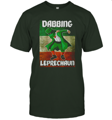 St Patricks Day Irish Dabbing Leprechaun Men's T-Shirt - kambletee