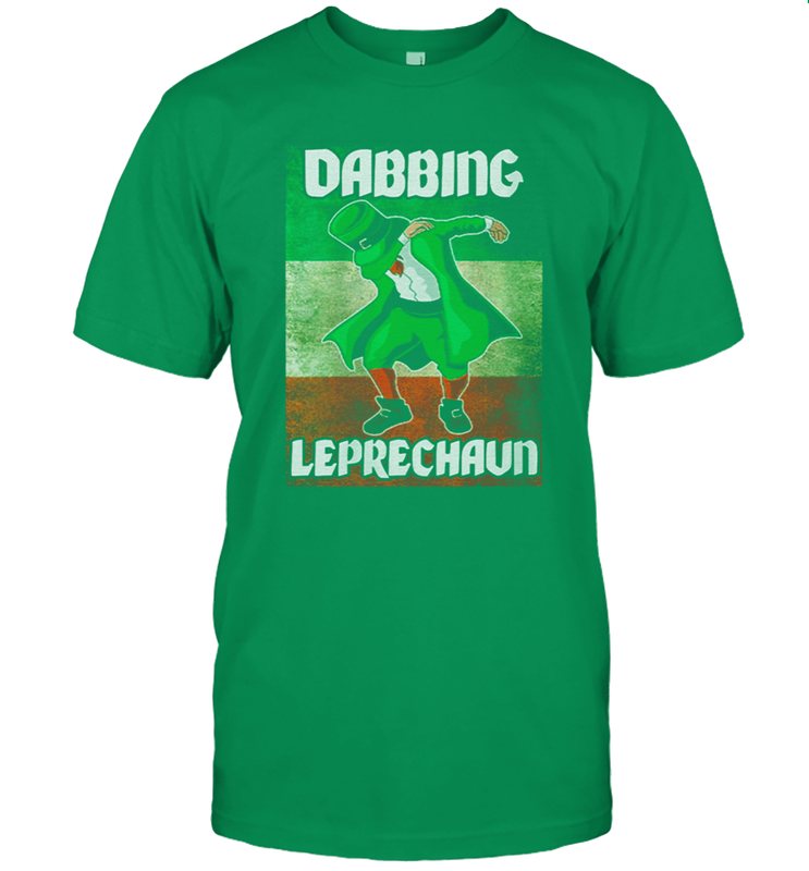 St Patricks Day Irish Dabbing Leprechaun Men's T-Shirt - kambletee