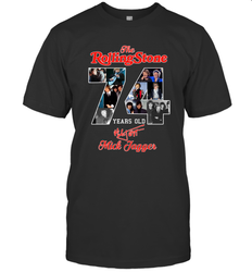 The Rolling Stones 74 Years Old signature Mick Jagger Men's T-Shirt - kambletee