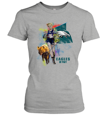 Harley Quinn Philadelphia Eagles Of Prey Women's T-Shirt - kambletee