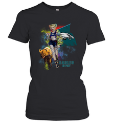 Harley Quinn Philadelphia Eagles Of Prey Women's T-Shirt - kambletee