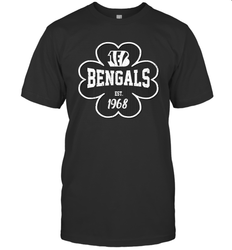 Patrick's Day Shamrock For Cincinnati Bengals Fans Men's T-Shirt - kambletee