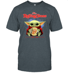 Star Wars Baby Yoda hug The Rolling Stones band 1962 2020 Men's T-Shirt - kambletee
