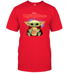 Star Wars Baby Yoda hug The Rolling Stones band 1962 2020 Men's T-Shirt - kambletee
