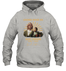 Legends never die Kurt Cobain 1967 1994 signature Hoodie - kambletee
