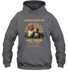 Legends never die Kurt Cobain 1967 1994 signature Hoodie - kambletee