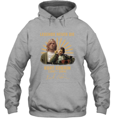 Legends never die Kurt Cobain 1967 1994 signature Hoodie - kambletee