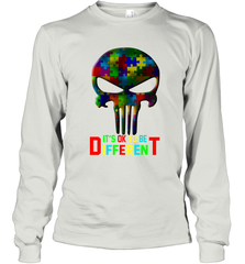 Skull it is ok to be different Long Sleeve T-Shirt - kambletee