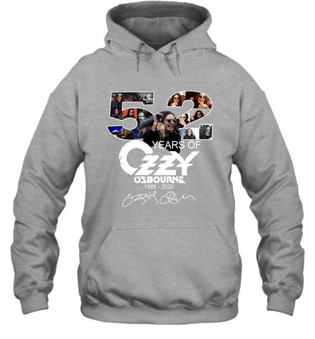 52 Years of Ozzy Osbourne signatures Hoodie - kambletee
