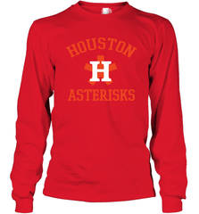 Houston Asterisks Cheaters Cheated Houston Trashtros Long Sleeve T-Shirt - kambletee