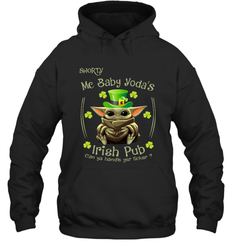Shorty Mc Baby Yoda Irish Pub Can Ya Handle Yer LickerPatricks Day Hoodie - kambletee