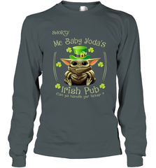 Shorty Mc Baby Yoda Irish Pub Can Ya Handle Yer LickerPatricks Day Long Sleeve T-Shirt - kambletee
