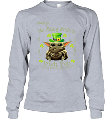 Shorty Mc Baby Yoda Irish Pub Can Ya Handle Yer LickerPatricks Day Long Sleeve T-Shirt - kambletee