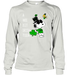 Snoopy A Wee Bit Irish Today Long Sleeve T-Shirt - kambletee