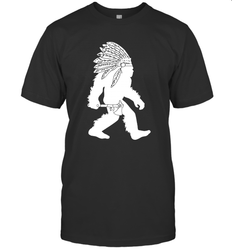 Native American Bigfot Men's T-Shirt - kambletee