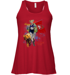 Harley Quinn San Francisco 49ers Of Prey Racerback Tank - kambletee