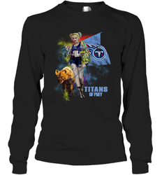 Harley Quinn Tennessee Titans Of Prey Long Sleeve T-Shirt - kambletee