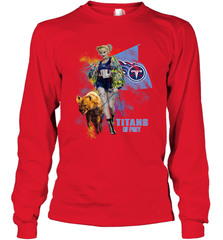 Harley Quinn Tennessee Titans Of Prey Long Sleeve T-Shirt - kambletee