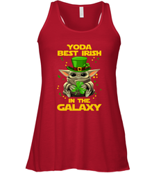 Baby Yoda Best Irish In The Galaxy Racerback Tank - kambletee