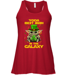 Baby Yoda Best Irish In The Galaxy Racerback Tank - kambletee