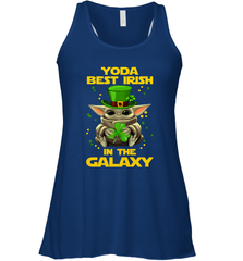 Baby Yoda Best Irish In The Galaxy Racerback Tank - kambletee