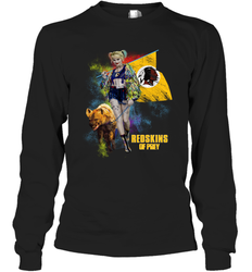 Harley Quinn Washington Redskins Of Prey Long Sleeve T-Shirt - kambletee