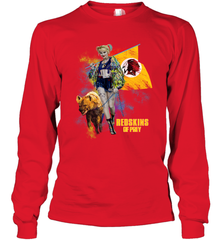 Harley Quinn Washington Redskins Of Prey Long Sleeve T-Shirt - kambletee