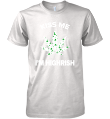 Kiss me I'm highrish Premium Men's T-Shirt - kambletee