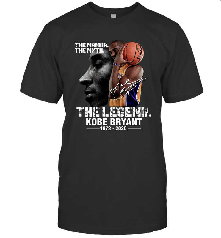 The Mamba The Myth The Legend Kobe Bryant 1987 2020 Men's T-Shirt - kambletee