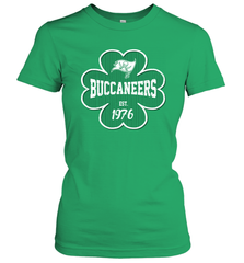 Patrick's Day Shamrock For Tampa Bay Buccaneers Fans Women's T-Shirt - kambletee