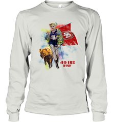 Harley Quinn San Francisco 49ers Of Prey Long Sleeve T-Shirt - kambletee