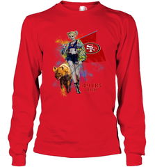 Harley Quinn San Francisco 49ers Of Prey Long Sleeve T-Shirt - kambletee