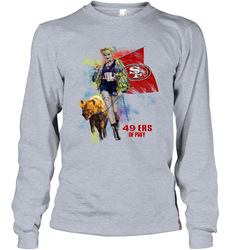 Harley Quinn San Francisco 49ers Of Prey Long Sleeve T-Shirt - kambletee